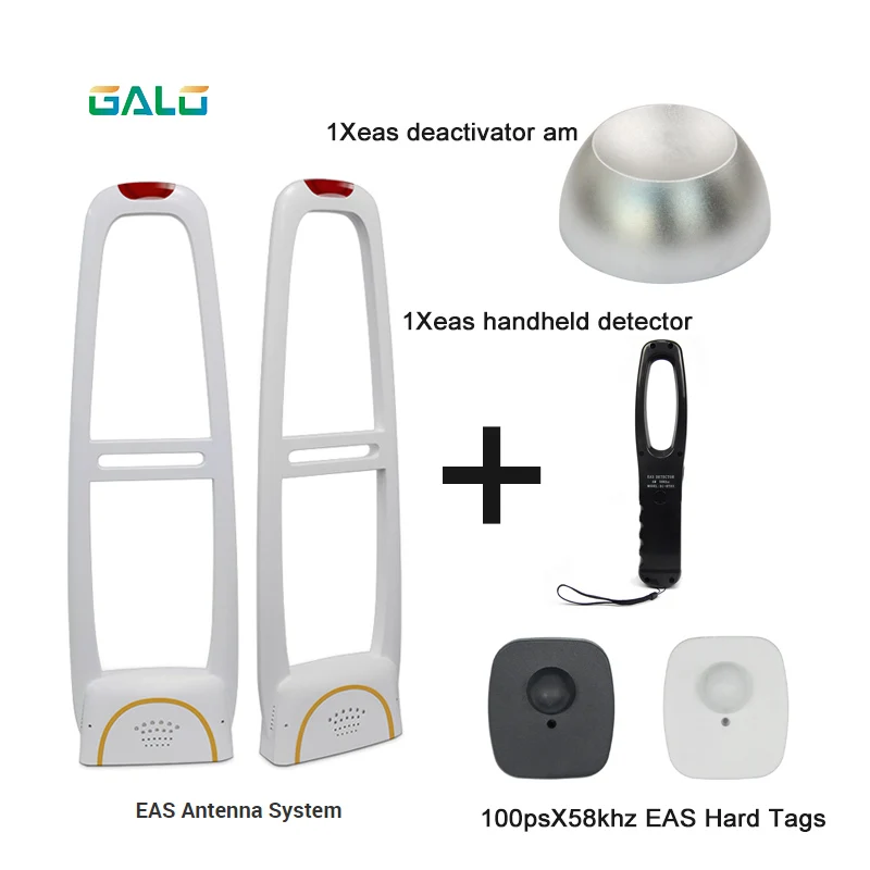 EAS система с деташер & жесткие метки & портативный тестер частоты/58 кГц AM скрывает антенна безопасности двери системы для супермаркета