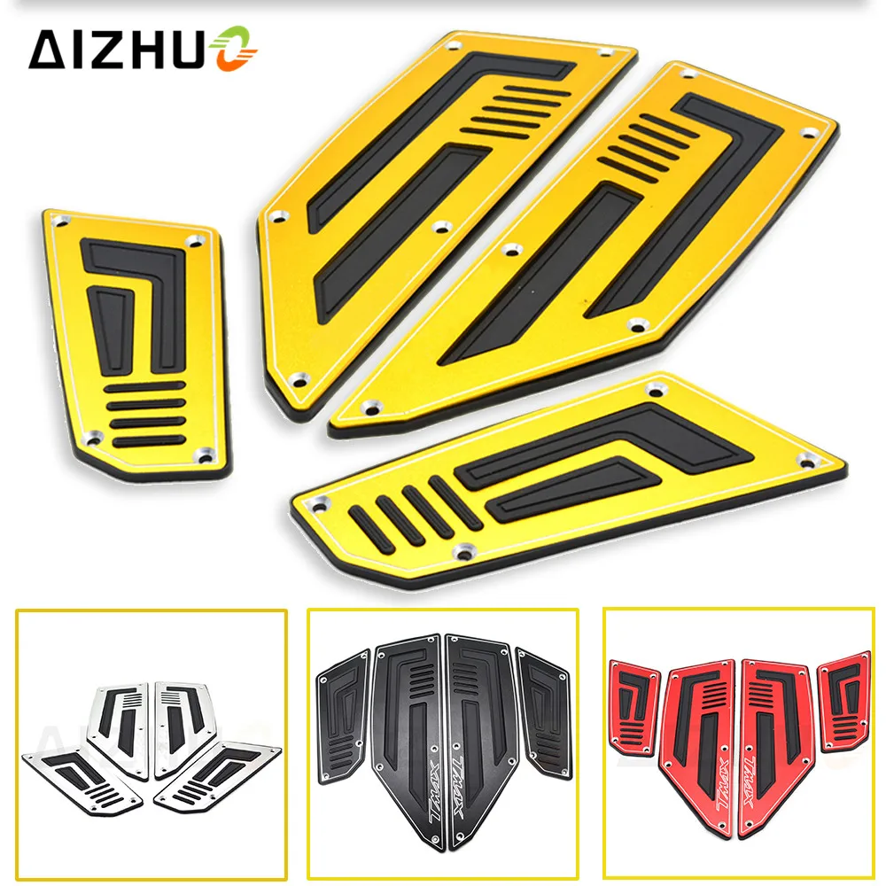 Motorcycle Foot Plate Foot Rest CNC Aluminum Motorbike Footrest For Yamaha TMAX 530 TMAX530 2012 2013 2014 2015 2016