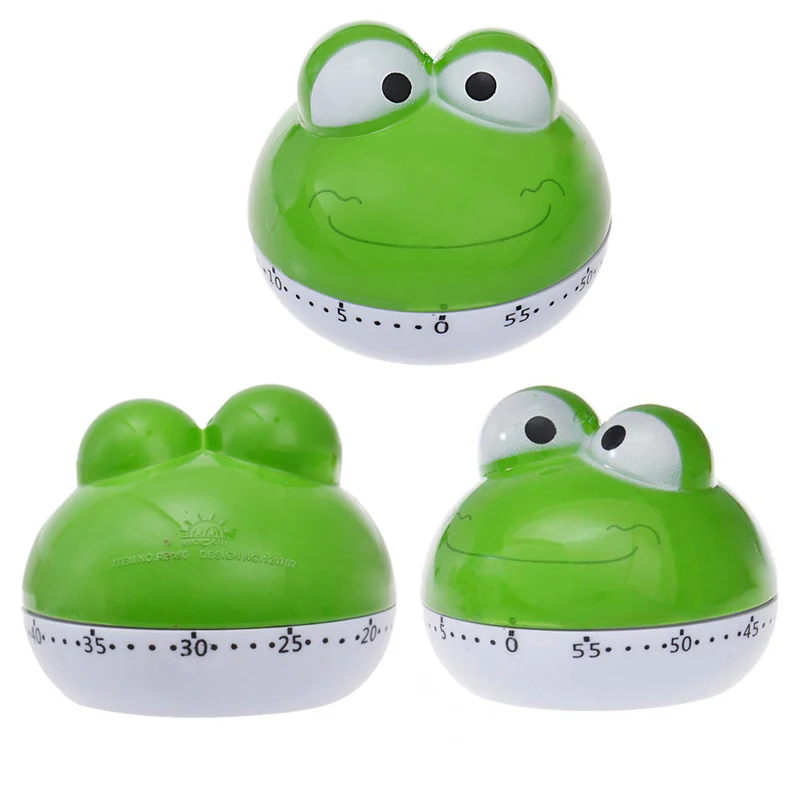 

Funny Frog Home Decoration Digital Kitchen Cooking Countdown Timer Mechanical Set Time Reminder Make A Meal in 60 Minutes #30