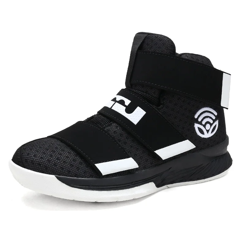 Men's Sport Shoes New High Top Basketball Sneakers Men Boys Authentic