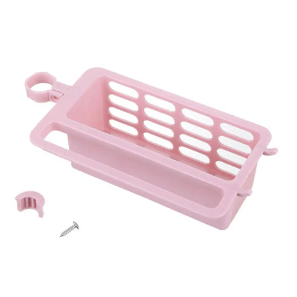 Кухонная сливная стойка, многофункциональная стойка для мытья посуды, стойка для хранения губок, кухонные аксессуары, кухонная стойка для хранения, сушилка для посуды, инструмент K15 - Цвет: Pink
