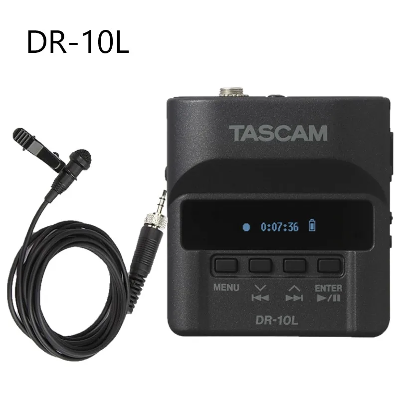 100% оригинальный компактный цифровой аудиорегистратор Tascam DR 10L высокого качества