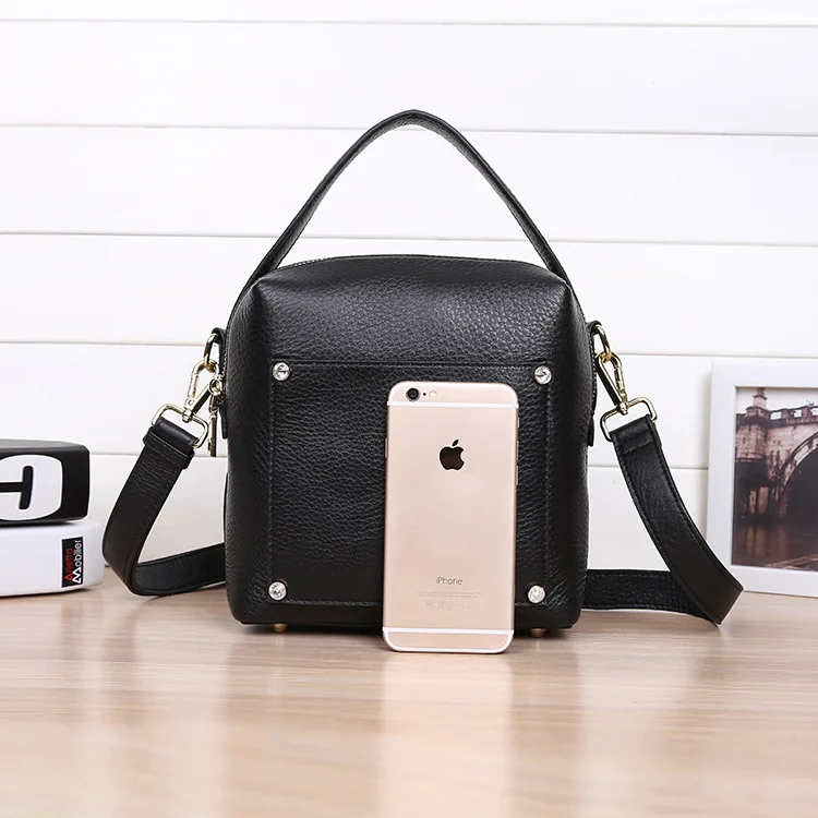 Women genuine leather handbag 14-3
