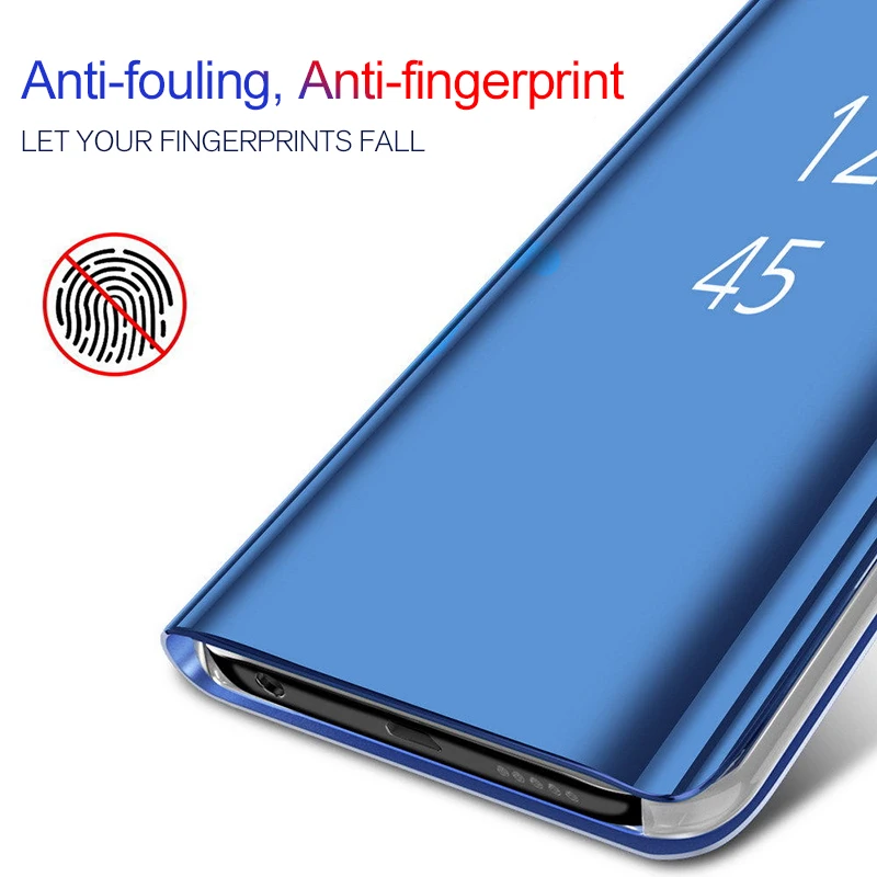 Зеркальный кожаный чехол книжка для Huawei Honor 8x защитный 10 lite light 8a 8c 8s 8 x a s