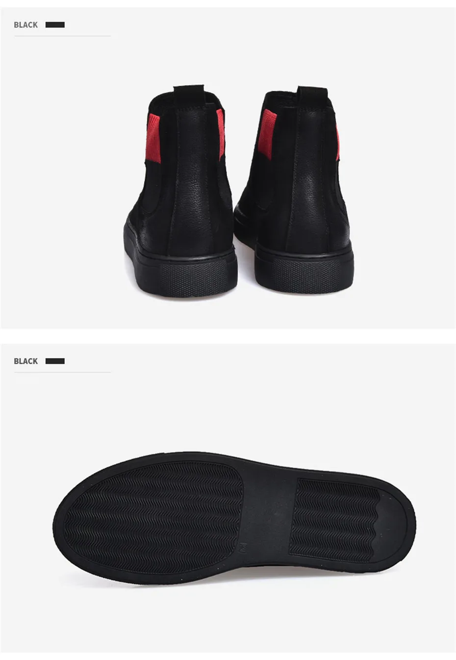 NINYOO/Новинка; высококачественные мужские ботинки «Челси»; зимние ботинки из натуральной кожи; износостойкие зимние ботинки на меху до лодыжки; Черные Ботинки Martin; 44