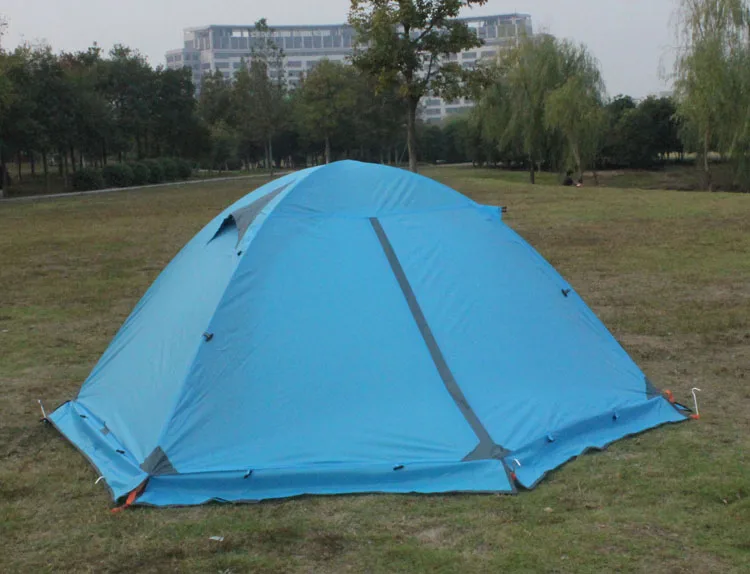 Blue Tent Rear Door Closed