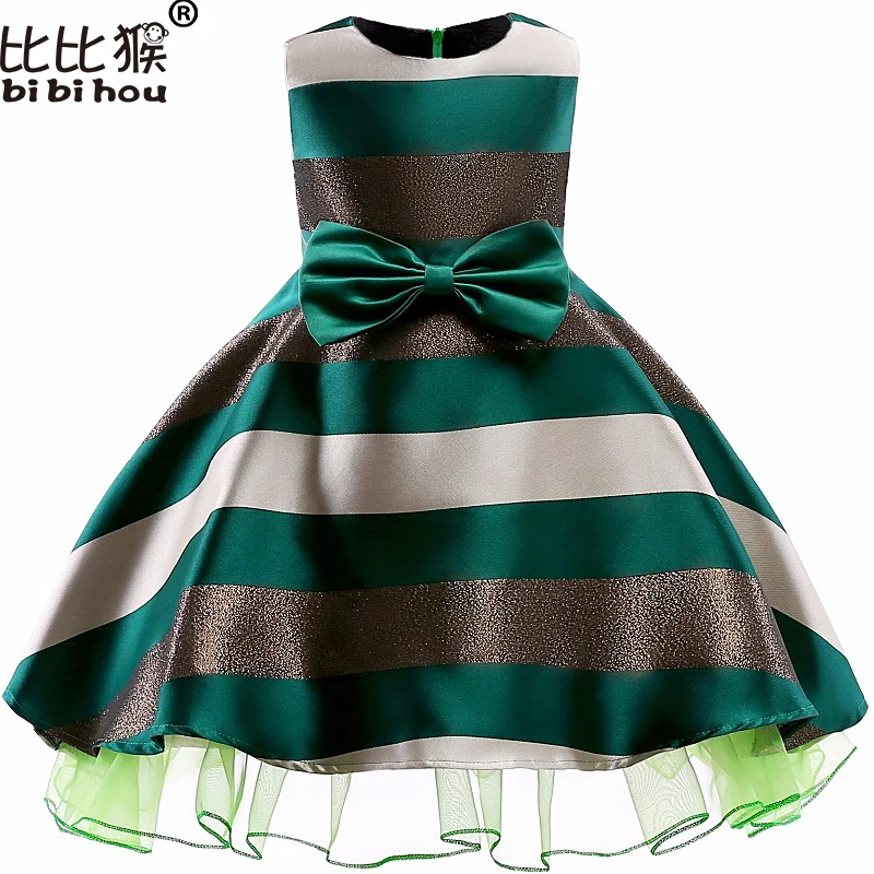 

Autumn Infant Baby Girls Gold velvet Dress Kids Sleeveness Retro Dress Princess Dresses 3-9yrs