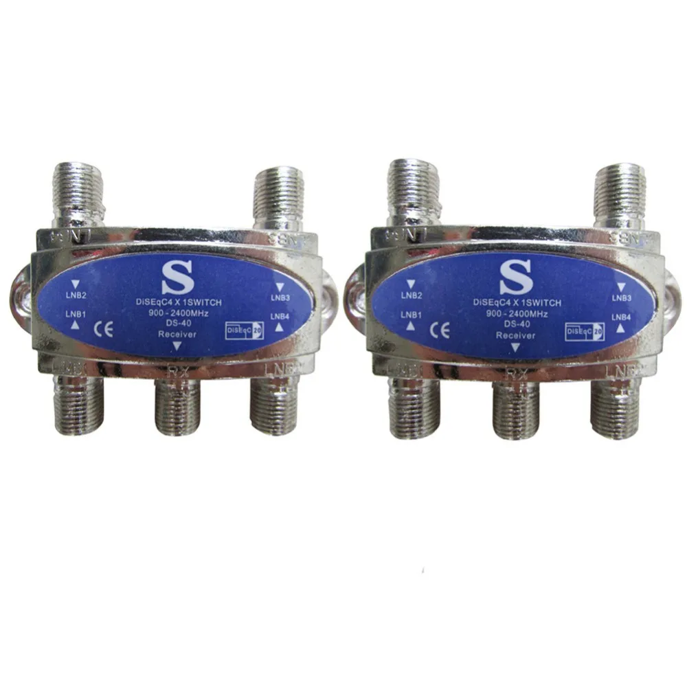 Бесплатная доставка! Сказочные KU группа single LNB переключатель Diseqc 4*1 2 (Diseqc Вт LNB) в