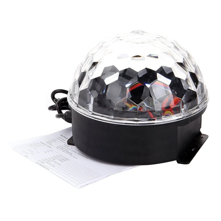 AC110V 220V светодиодный диско-шар вспышка стробоскоп магический сценический светильник эффект танцпол лазерное шоу Вращающаяся головка RGB диско DJ вечерние лампы