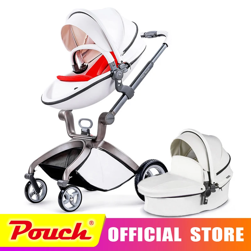 

Hot mother stroller baby carriage high landscape can sit or lie on pneumatic wheel portable baby carts cart