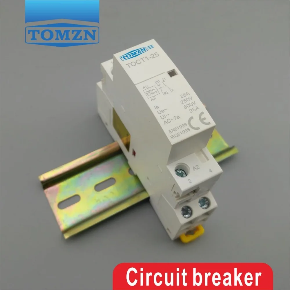 CT1 Американская классификация проводов 2р 25A 1NC 1NO 220 V/230 V 50/60HZ Din rail бытовой ac Контактор В соответствии с стандартом