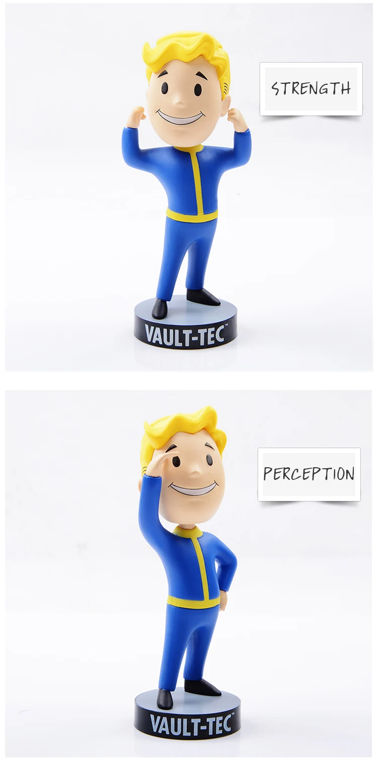 Игрушки аниме Fallout 4 Vault мальчик игровые головки fallout 4 игрушки Bobbleheads ПВХ фигурка игрушка для детский подарки день рождения кукла brinqudoes