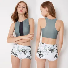 Сексуальное деление бикини женский купальный костюм с высокой талией купальник Производители продажи оптом и г-н ни для 9033