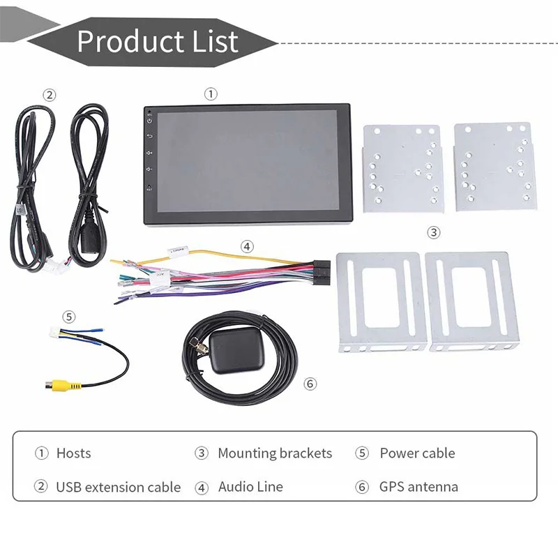 7Inch 2 Din Touch Screen 1080P Car Bluetooth MP5 Player 4 Core Android GPS Navigation Car TV FM Wifi GPS Stereo Radio MP5 Player (29)