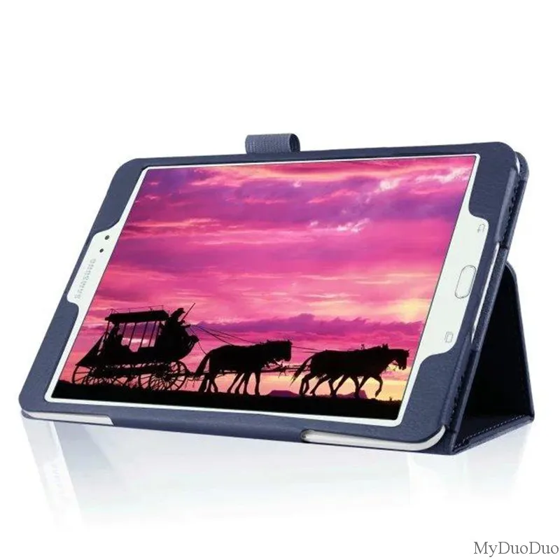 Litch PU Leather Stand Flip Cover Case for Samsung Galaxy Tab S2 8.0 T710 T711 T715 8 Tablet Cover Full Body Protective Skin (25)