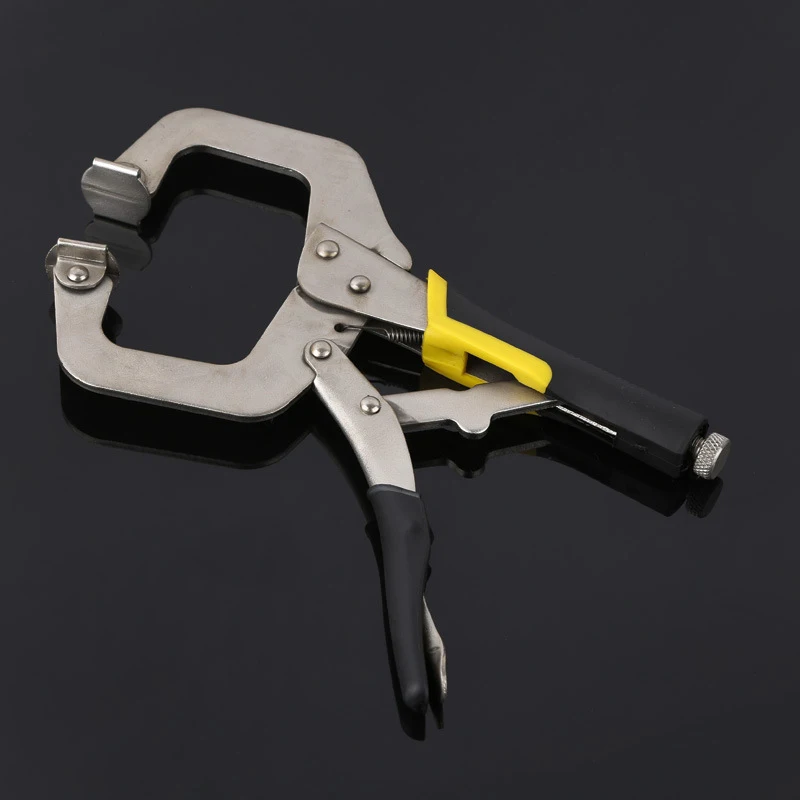 11-C-Type-Metal-Welding-Pliers-High-Carbon-Steel-Vise-Grip-Welding-Locking-Plier-Round-Wood