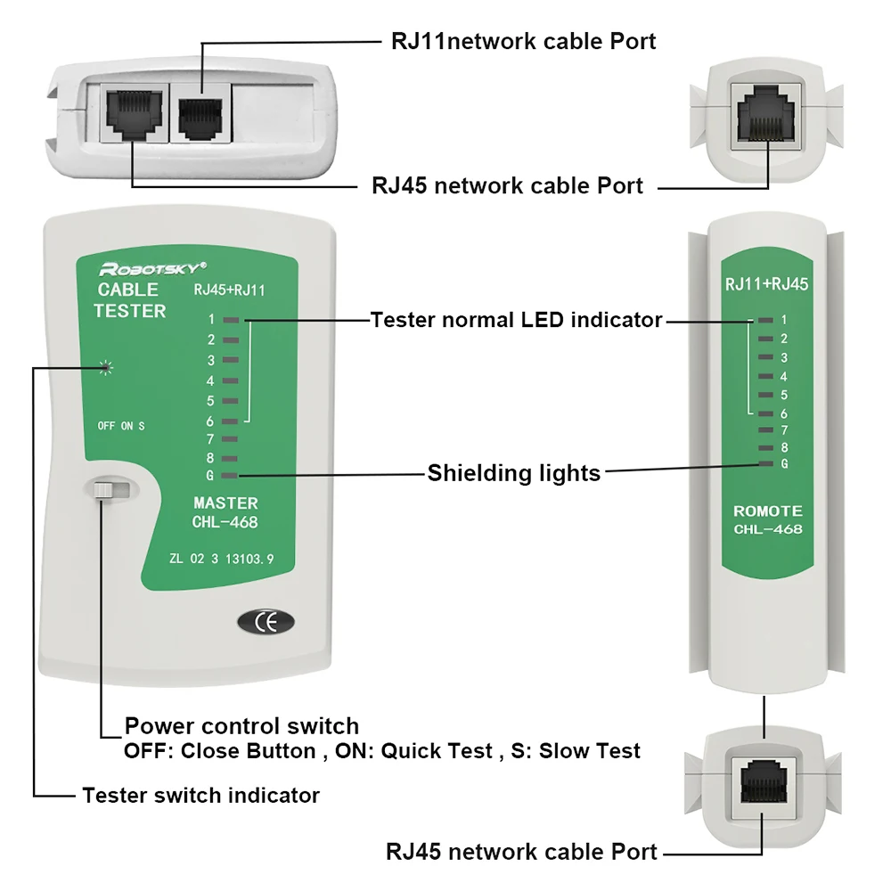 Тестер сетевого кабеля RJ45 RJ11 Cat5e Cat6 тестер USB Lan RJ45|lan cable tester|cable testerrj45 rj11 |