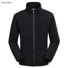 Spring And Autumn New Men’s Fleece Jacket Mens Double Fleece Collar Cardigan Pure Leisure Fleece jacket male