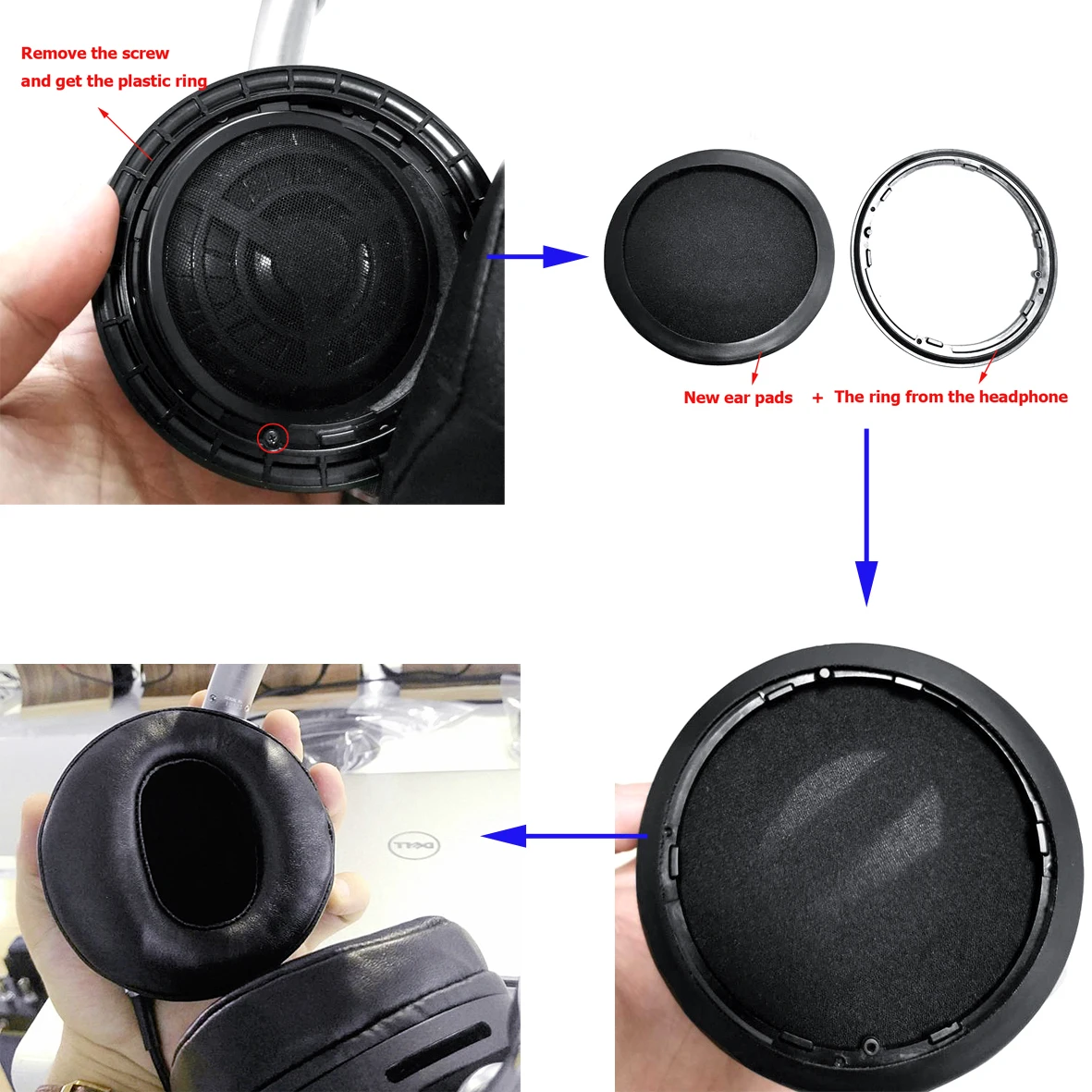 Угловые амбушюры из натуральной кожи подушечки для наушников Sony MDR Z7 Z7M2 / Fostex TH600