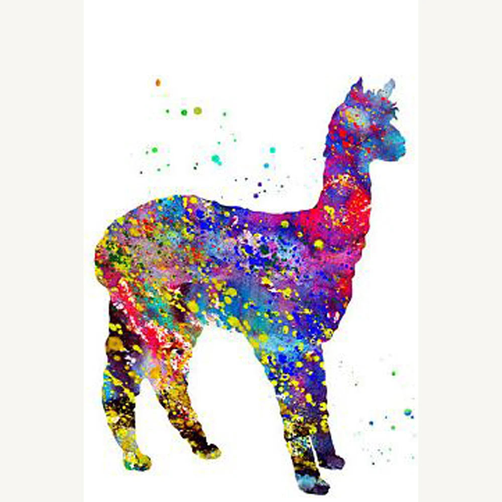 

Diamond Painting Cross Stitch Kits Diamond Mosaic diy 5d Diamond Embroidery Colored alpaca Round/square Home Decor gifts YU978