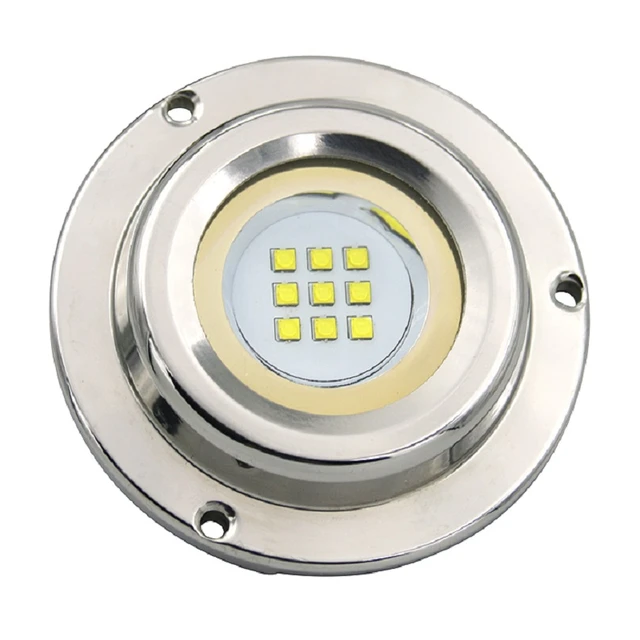 12V 27W 316 Stainless Steel IP68 Waterproof Led Underwater