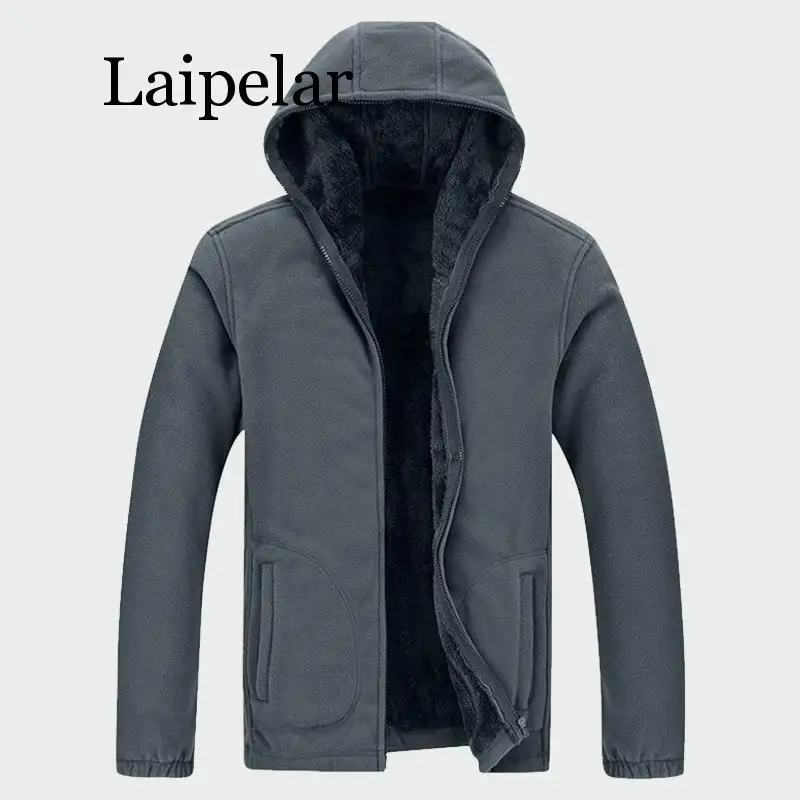 Laipelar Men's Winter Military Fleece Jackets 2019 New Warm Male Tactical Jacket Thermal Breathable Hooded Mens Thick Coats