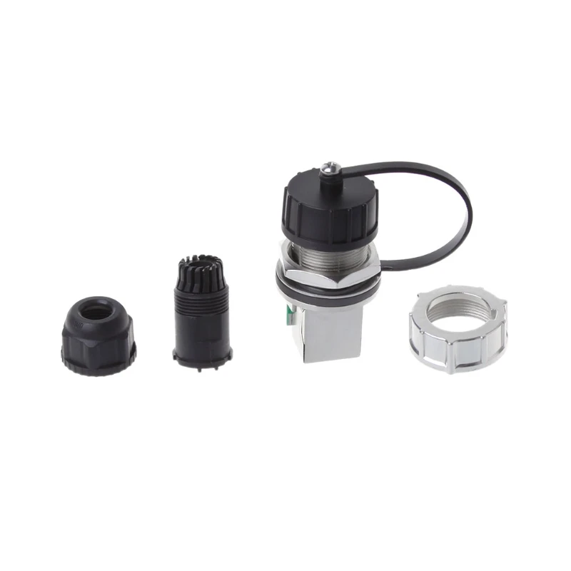 

RJ45 Waterproof Connectors Adapter Shielded Metal Connector Outdoor Interface