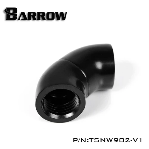 Флейта Barrow G1/4 дюйма 90 градусов 2 секции штуцер коннектор с вращением на 360 флейта |