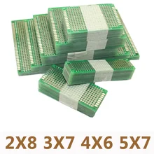20 шт./лот 5×7 4×6 3×7 2×8 см double side Прототип PCB Универсальный печатные платы DIY для Arduino