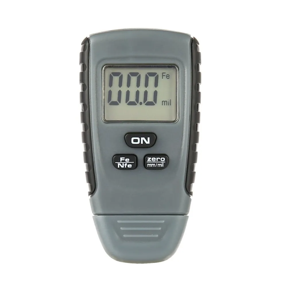 High quality Digital Paint Coating Thickness Gauge Car Painting 0-1.25mm for Instrument Iron Aluminum Metal with Battery | Инструменты