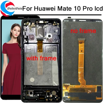 

100% Tested Screen 6.0" For Huawei mate 10 pro LCD Display Touch Screen Digitizer Assembly With Frame Replacement Parts +