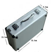 Wholesale retail good quality portable 300 yard code 4A square chips aluminum box poker carrying case bag suitcase silver black