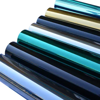 

Reflective Silver Insulation Window Film Stickers Solar Reflective One Way Mirror for both inside and outside 0.9m x 2m