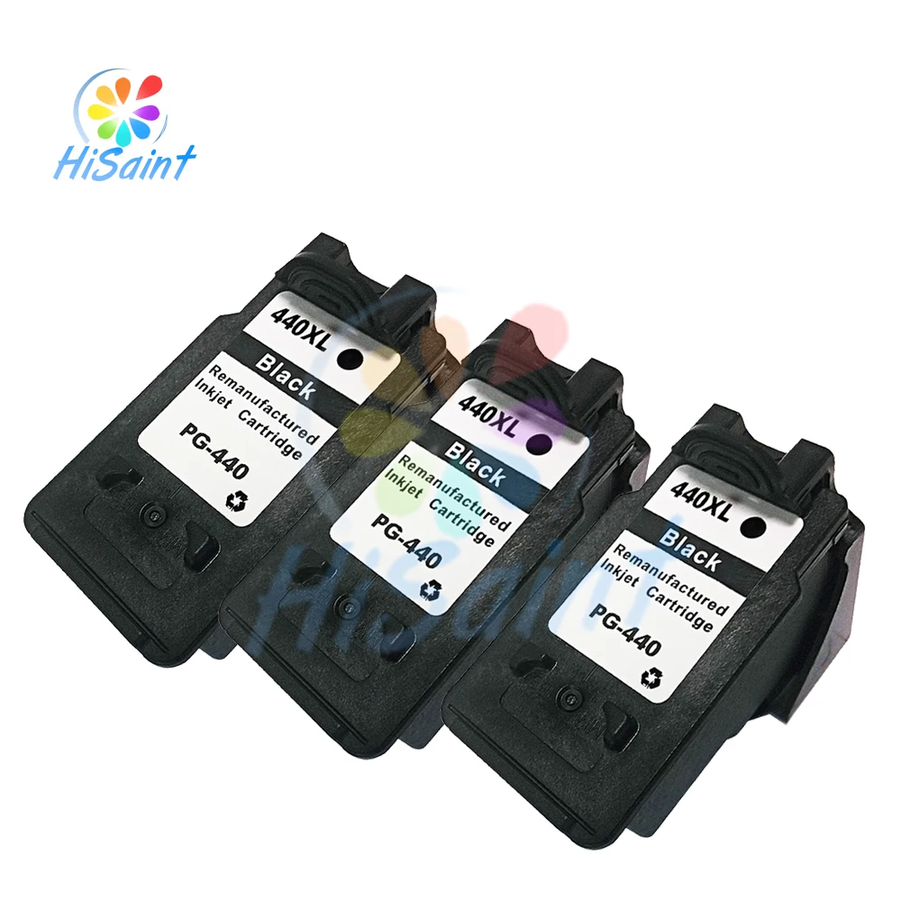 

Low Price 3PCS for Canon PG440 440XL Ink Cartridges Compatibles for Canon MG2240 MG3140 MG4240 MG394 MG474 MG534 Inkjet Printer