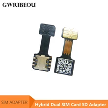 2 Nano Micro Mini SIM Слот адаптер для Meizu Huawei Xiaomi Redmi Hybrid двойная sim-карта+ Micro SD TF карта адаптер удлинитель
