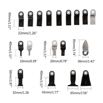 

100 pcs Oscillating Multi Tool Saw Blades Accessories kit For FEIN BOSCH MAKITA