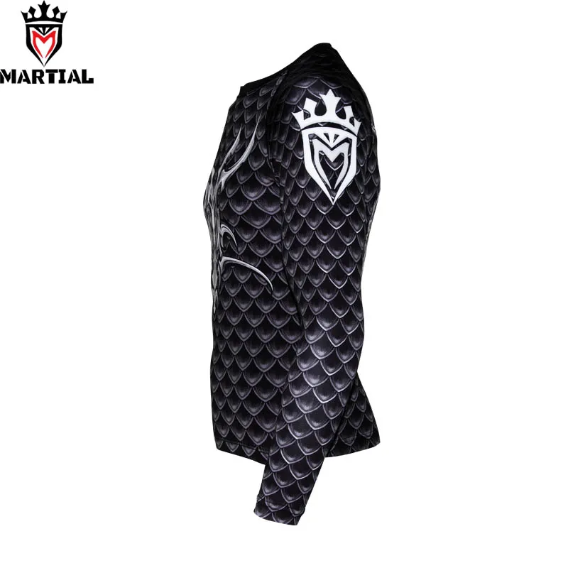 Martial: Guardian of Dragon Rashguard боксерская Рашгард компрессионная рубашка для тренажерного