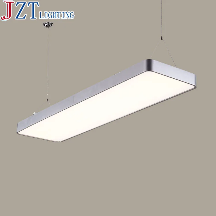 M Modern Rounded-Rectangle Style Office Led Pendant Light Black And Silver Hardware Lampshade AC90-260v Office Building Light M Modern Rounded-Rectangle Style Office Led Pendant Light Black And Silver Hardware Lampshade AC90-260v Office Building Light