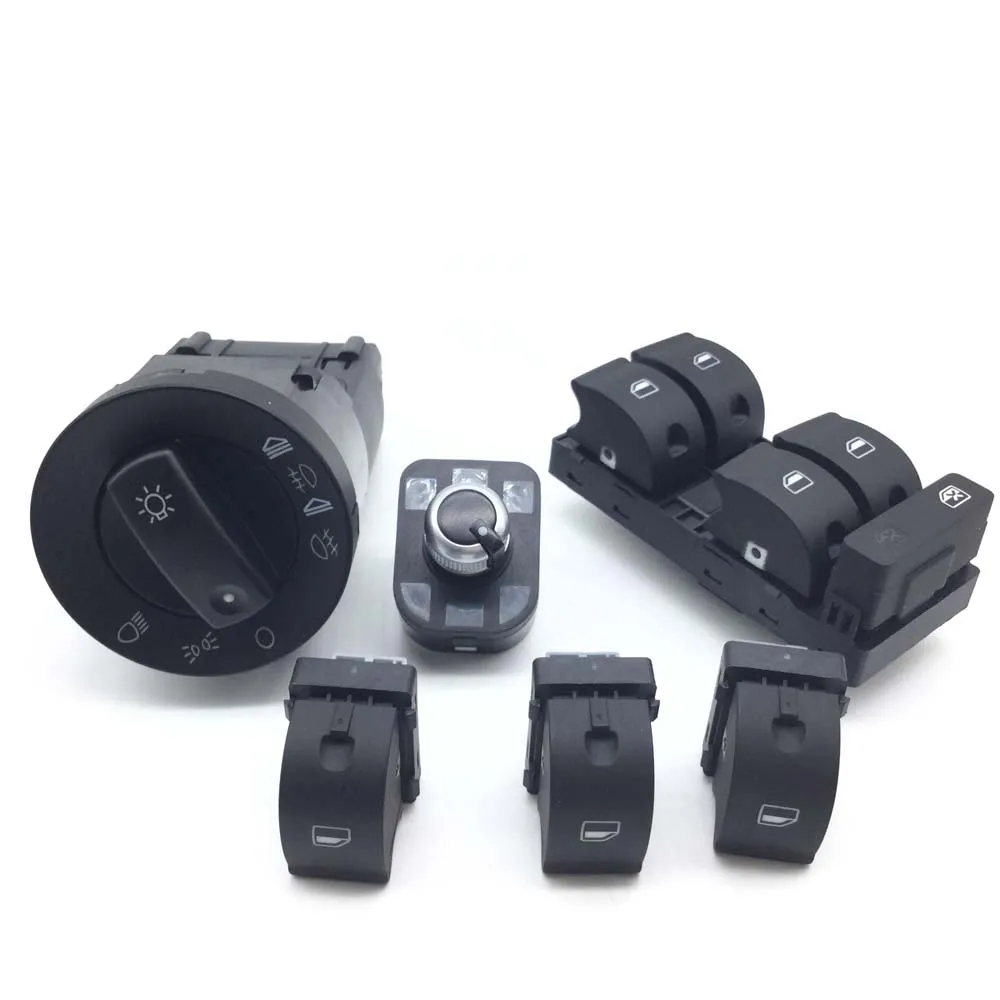 

8E0959855 New Master Window Headlight Mirror Switch For AUDI A4 S4 B6 B7 RS4 SEAT Exeo OE# 8E0959851 / 8E0941531B / 4F0959565