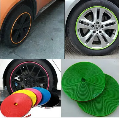

Car-Styling Wheel Hub Rim Protection Sticker For SEAT Ibiza Leon Toledo Arosa Alhambra Exeo FR Supercopa Mii Altea Cordoba cupra