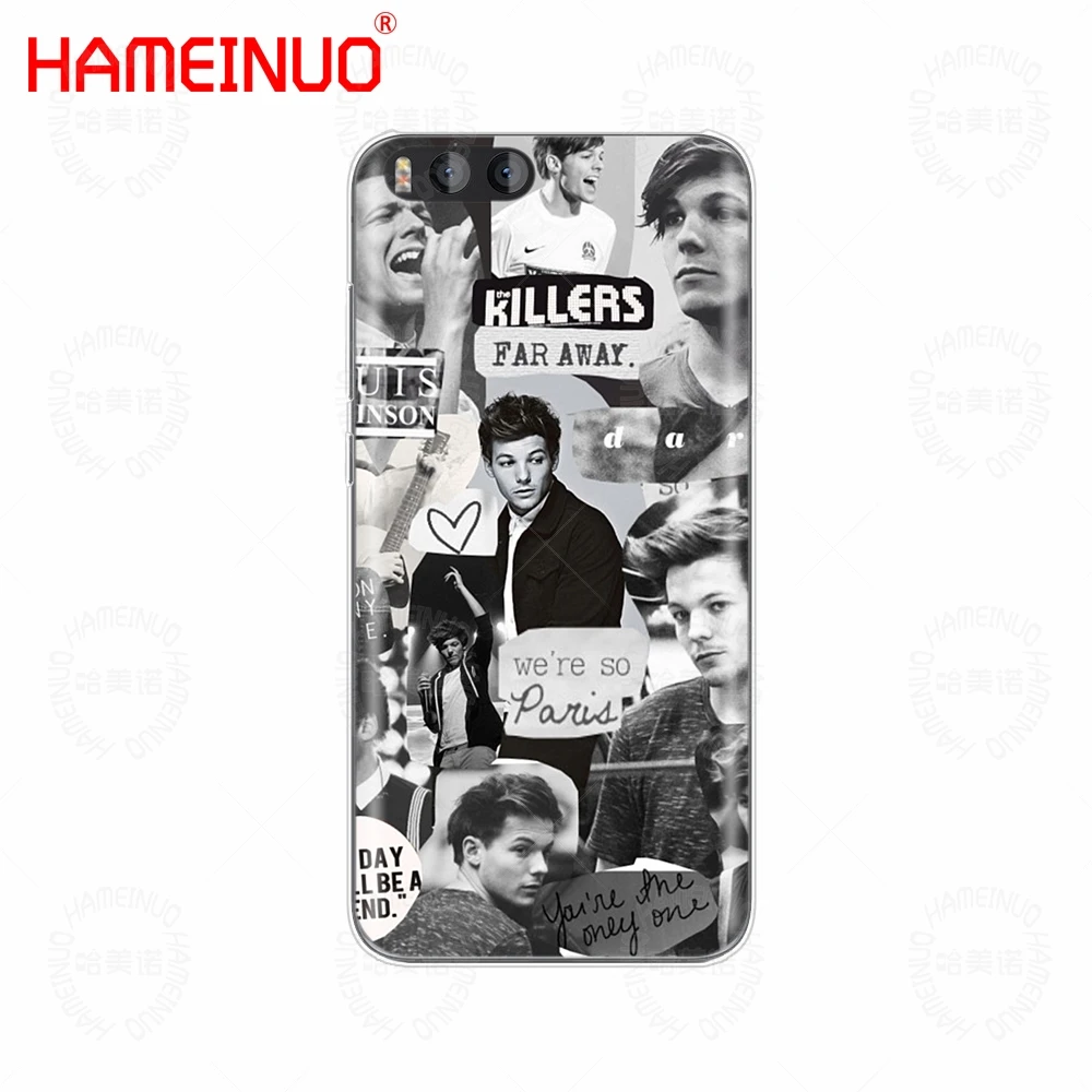HAMEINUO One Direction 1d Louis Tomlinson Cover Case for Xiaomi Mi 3 4 5 5S 5C 5X 6 Mi3 Mi4 4S 4I 4C Mi5 MI6 NOTE MAX 2 mix plus