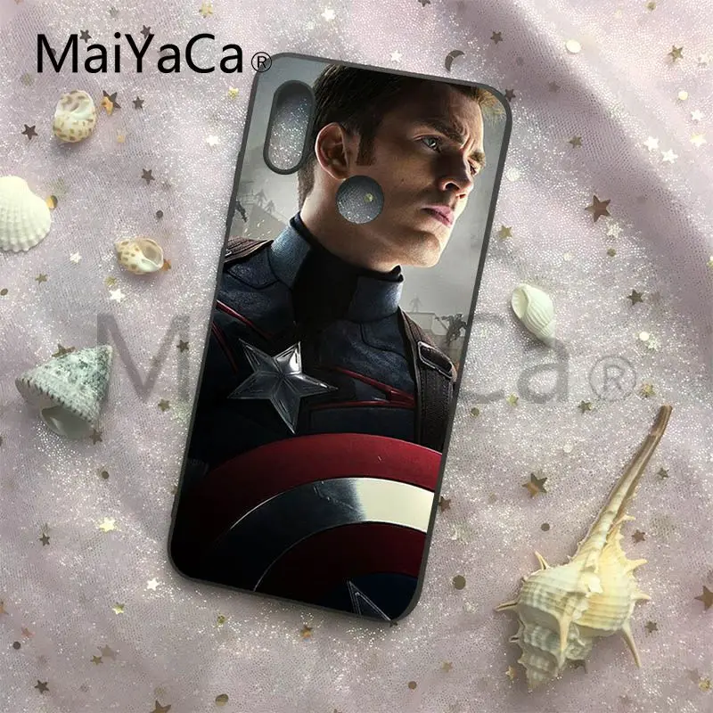 MaiYaCa Capitan America Soft Silicone TPU Cell Cases For Redmi Note 4 5 Redmi 5 5plus Xiaomi 6 6plus 6X 8 8SE MI Note2 3 - Цвет: Style 3