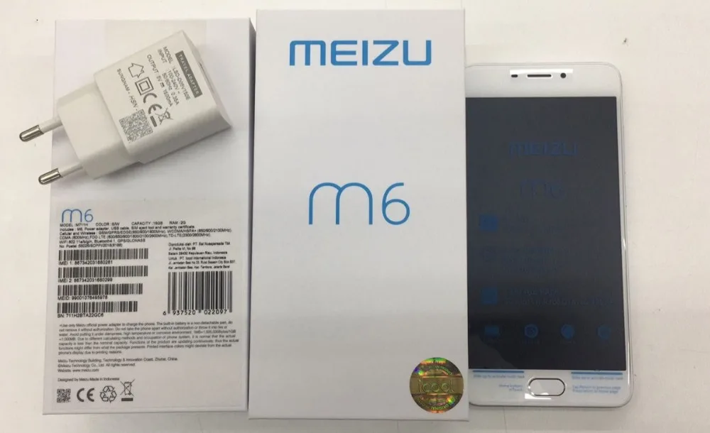 Meizu M6, глобальная версия, 4G, LTE, мобильный телефон, процессор MT6750, 5,2 дюймов, 2 Гб ОЗУ, 16 Гб ПЗУ, 13 МП, 4G, LTE, отпечаток пальца, ID