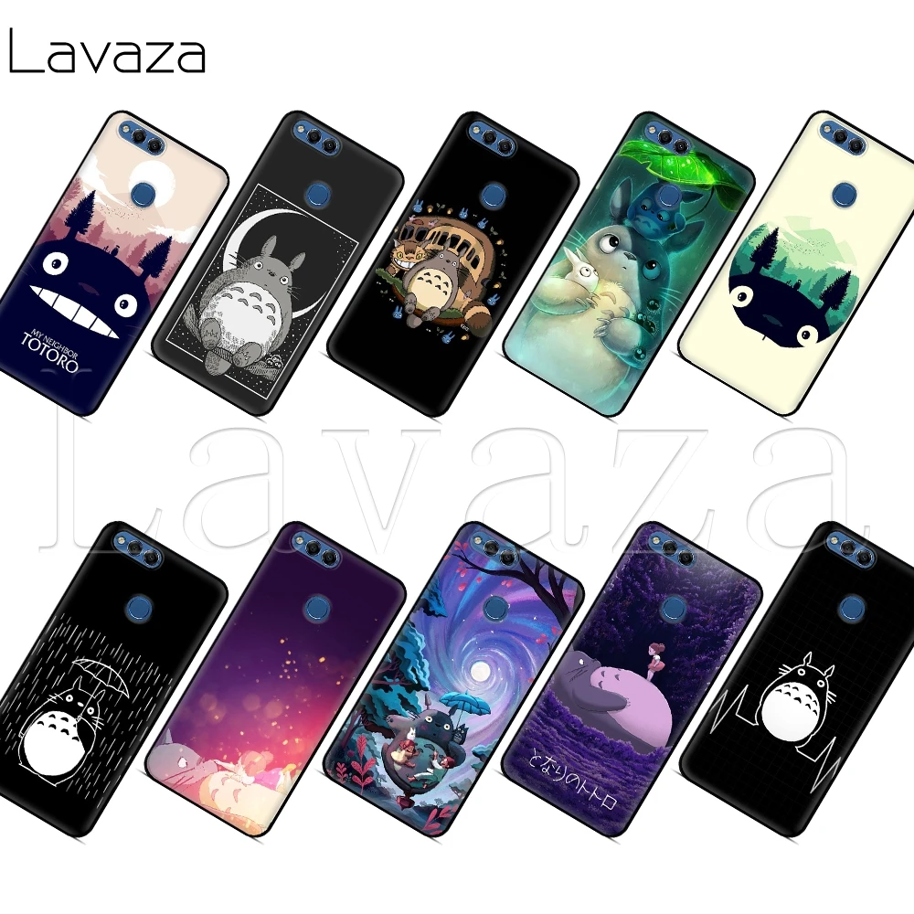 Lavaza My Neighbor Totoro Anime Case for Honor Mate 10 20S 6A 7A 7C 7X 8A 8C 8X 9 P9 Lite Pro Y6 Y7 Y9 Prime | Мобильные телефоны и