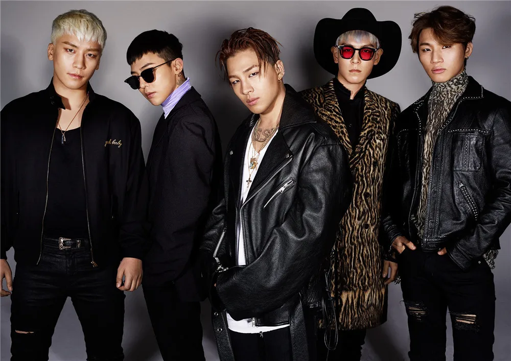 Плакаты BIGBANG Наклейки на стены прозрачные изображения бумажные принты с белым
