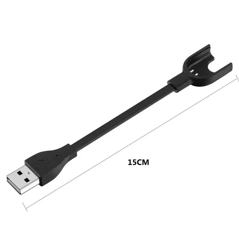 15 см для Xiao mi USB зарядное устройство 5 В 1.2A кабель для зарядки и передачи данных Кабель-адаптер провод для Xiaomi mi Band 3 Смарт часы браслет аксессуары