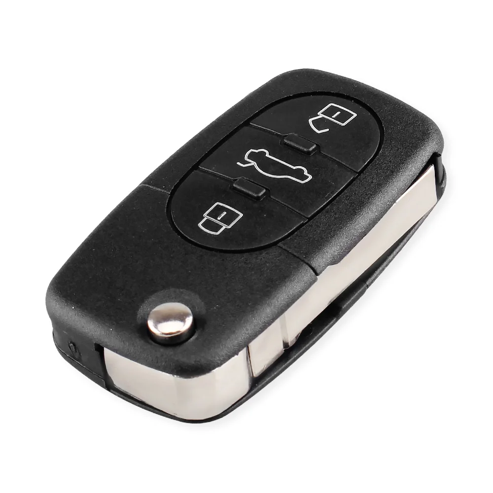 Remote Control/ Key Case For Audi A2 A3 A4 A6 A8 Tt Quattro Old Models Cr1620/cr1616 2/3/4 Button Flip - - Racext™️ - - Racext 22