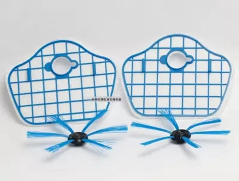 

HEPA Filter*2+side brush*2 Vacuum Cleaner Filters Replacement for Philips Robot FC8013 FC8774 FC8772 FC8776