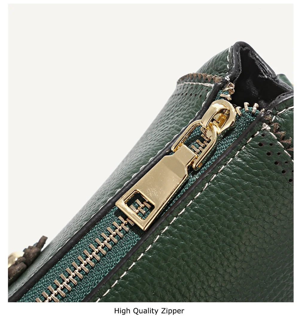 Zency мягкая кожа натуральная кожа модная женская сумка-мессенджер зеленая Элегантная Маленькая Сумочка через плечо с клапаном Высококачественная Сумочка