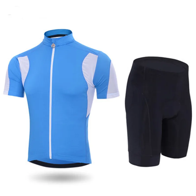 

2019 Team sky blue cycling jersey 3D gel pad bike shorts set MTB Ropa Ciclismo sobycle mens summer bicycling Maillot wear